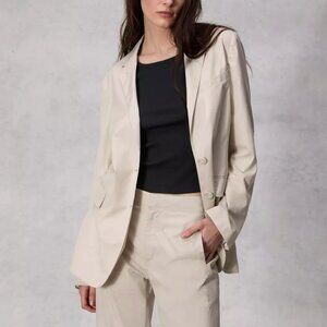 Rag & Bone Odessa Poplin Blazer/Fern Pant Suit Size 0
